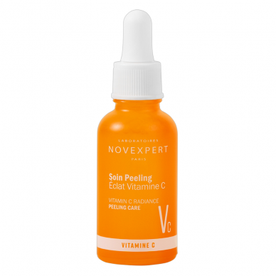 NOVEXPERT šveičiamasis naktinis serumas su vit C suteikiantis veidui skaistumo, 30ml 1