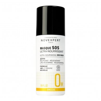 Novexpert ypač intensyviai maitinamoji kaukė veidui su Omega rūgštimis, 50ml