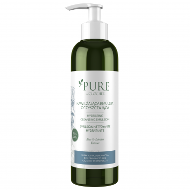 Pure by Clochee drėkinamoji, valomoji emulsija veidui, 200ml