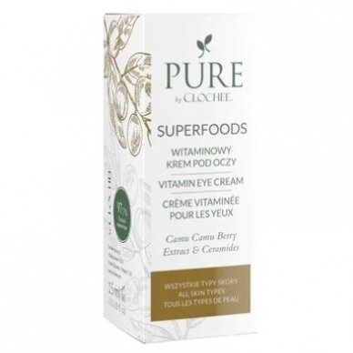 Pure by Clochee eye cream SUPERFOOD, 15 ml 1