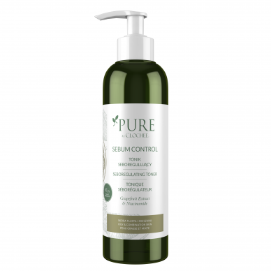 Pure by Clochee tonikas riebiai ir mišriai veido odai, 200ml (Trumpas galiojimas)