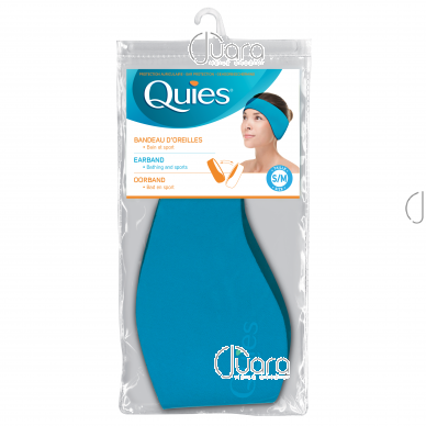 QUIES ear band for swimming/sports, small