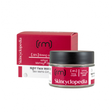 Skincyclopedia night moisturizing face cream with 20% firming complex, retinol, Matrixyl® 3000 complex, squalene, 50ml