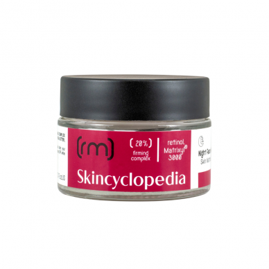 Skincyclopedia nakts mitrinošs sejas krēms ar 20% nostiprinošu kompleksu, retinolu, Matrixyl® 3000 kompleksu, skvalēnu, 50ml 1