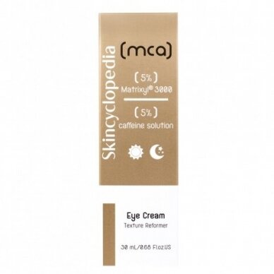 Skincyclopedia anti-aging eye cream with 10% Matrixyl3000 peptide complex and 5% caffeine, 30ml 2