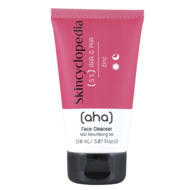 Skincyclopedia face wash with 5% regenerating complex, AHA and PHA acids and zinc, 150ml