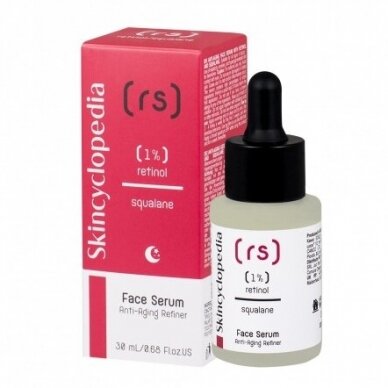 Skincyclopedia veido serumas nuo senėjimo su 1% retinoliu ir skvalanu, 30ml