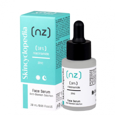 Skincyclopedia sejas serums ar 10% niacinamīdu un 1% cinku, 30ml