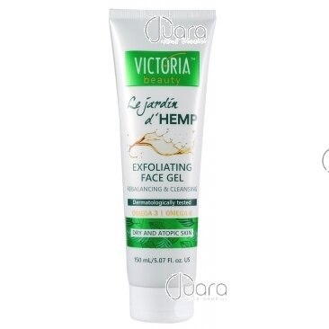 Victoria Beauty Hemp veido prausiklis su kanapių sėklų aliejumi, 150 ml (Trumpas galiojimas)
