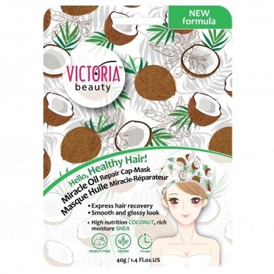 Victoria Beauty Шапочка-маска для волос восстанавливающая, 1шт