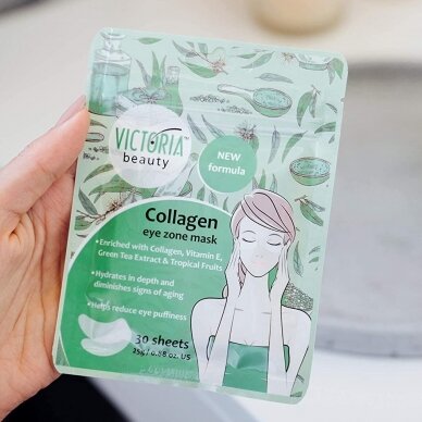 Victoria Beauty eye mask with collagen, 30 pcs 1