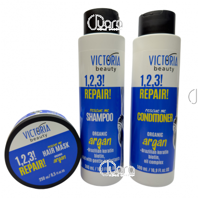 Victoria Beauty 1,2,3! Repair! Pažeistiems plaukams rinkinys