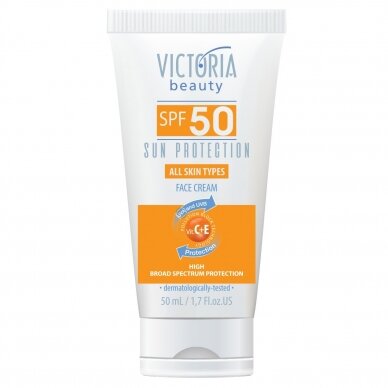 Victoria Beauty Крем солнцезащитный, SPF50, 50 мл