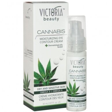 Victoria Beauty Hemp paakių kremas su kanapių sėklų aliejumi, 30ml