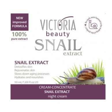 Victoria Beauty intensive night cream with snail secretion, 50 ml