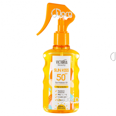 Victoria Beauty спрей-масло защитное от солнца SPF50, 200мл